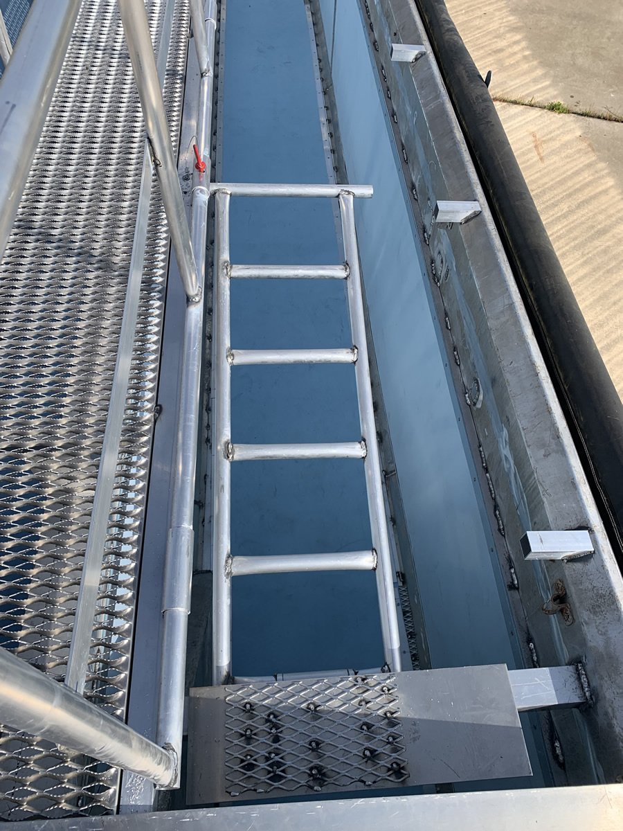 Structural detail of Wink Dewatering Trailer