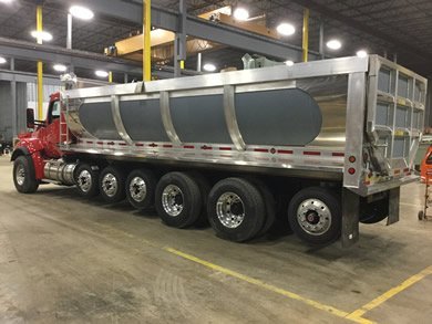Wink Minivator half round dump body