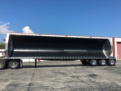 Side Dump Trailer Detail