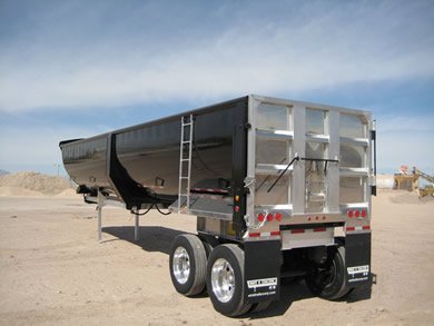 Wink Steel Hardox Half Round trailer